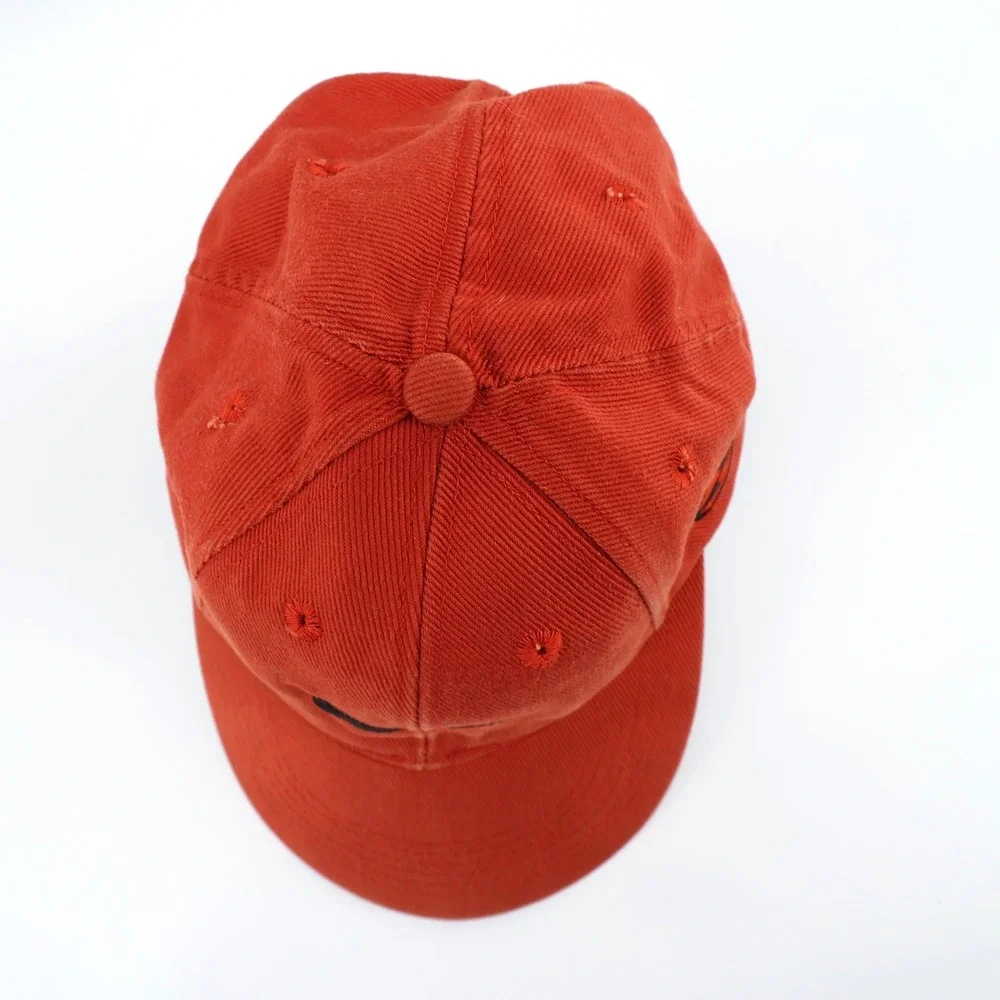 Vintage Nike Orange Swoosh Baseball Cap One Size‎ Cotton Adjustable Strap
